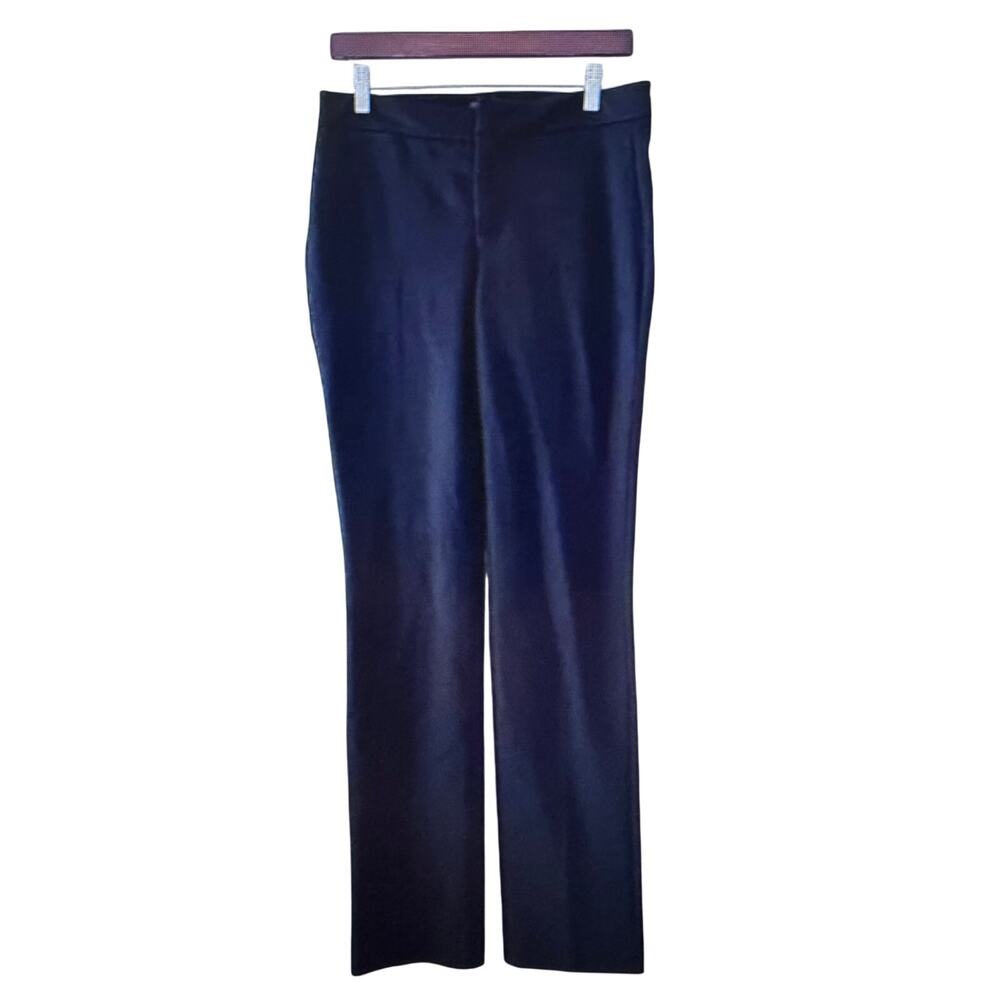 NYDJ Black Lift Tuck Straight Leg Pants High Rise Stretch Workwear size 4